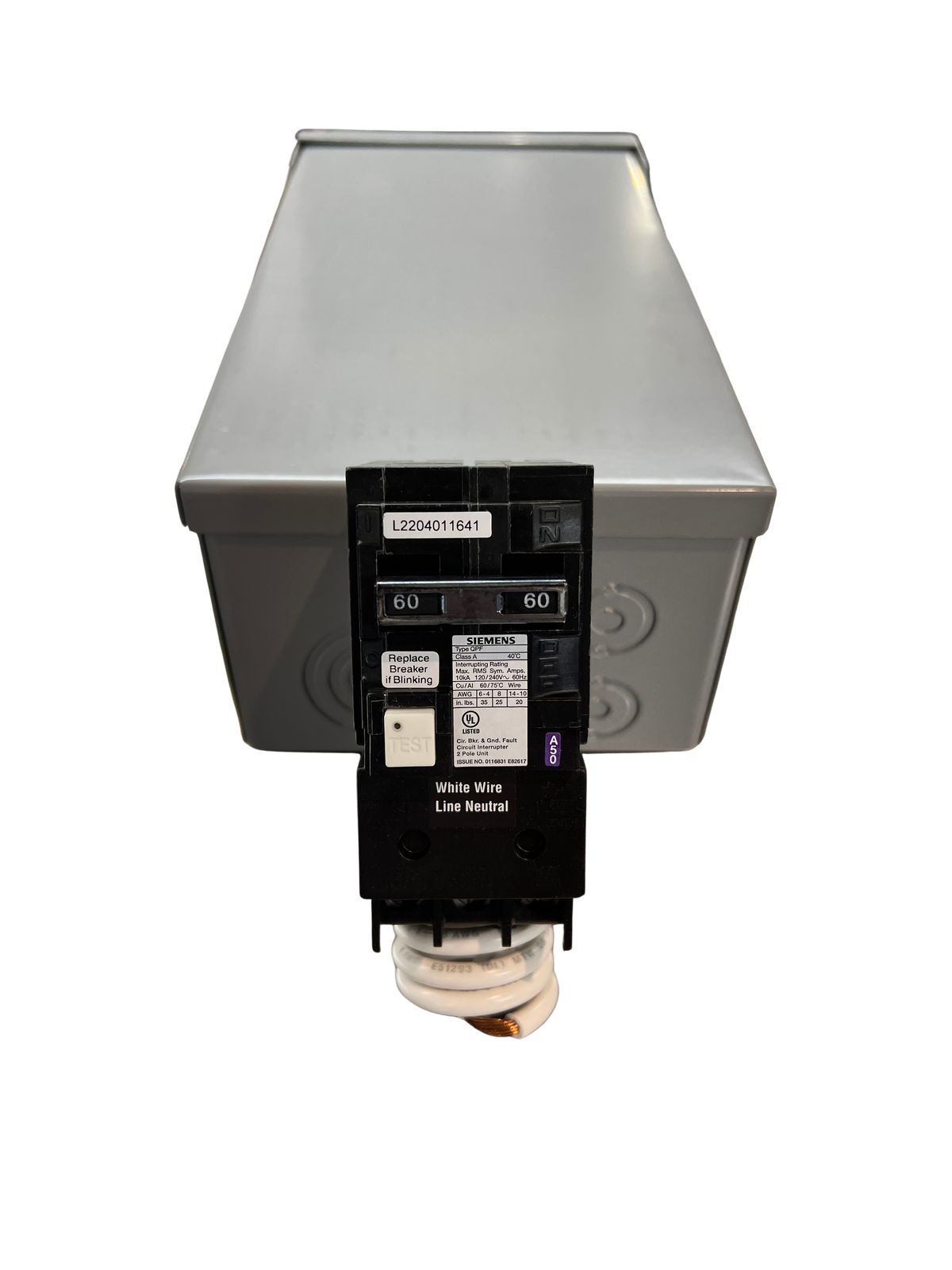 Disjoncteur Siemens GFCI (DDFT) - 60 AMPS
